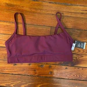 GapFit Recycled Power Tank Sports Bra Size XL huckleberry purple